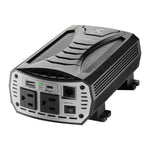 Cobra® 400W Pure Sine Wave Power Inverter with 2-USB Ports, 2-Outlets, Black & Gray (CPI400PSW)