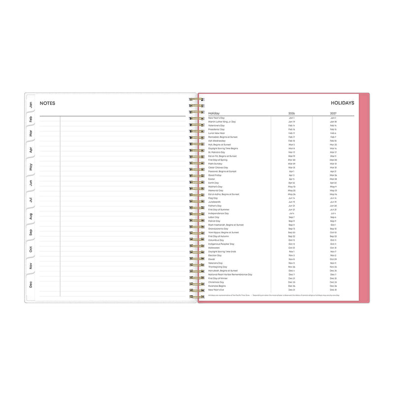 2026 Blue Sky Fly By 8.5" x 11"  Weekly & Monthly Planner, Plastic Cover, Multicolored (140195-26)