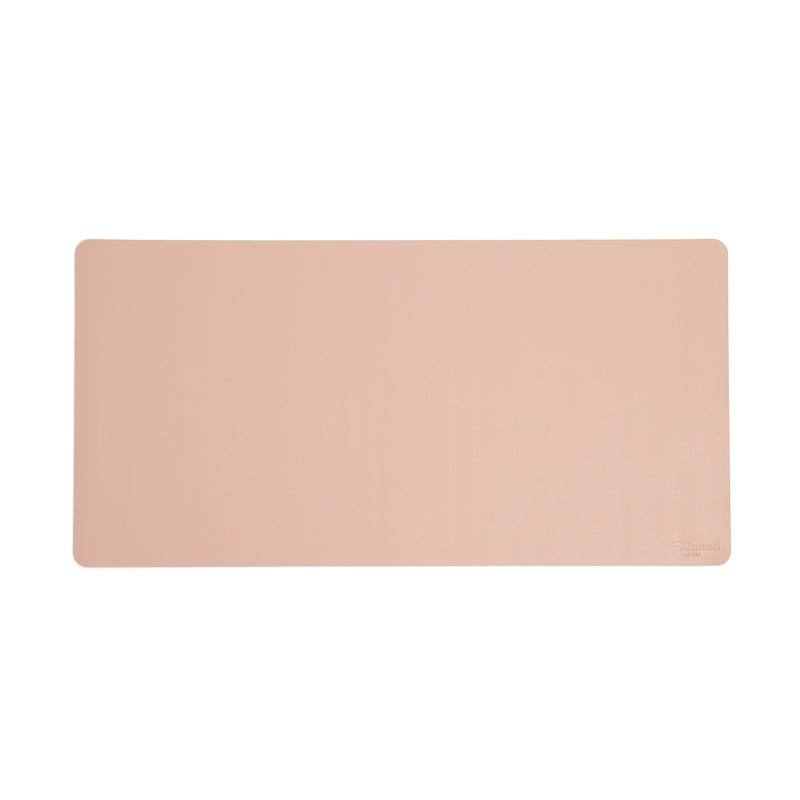 Smead Medium Vegan Leather Anti-Slip Desk Pad, 31.5" x 15.7", Light Pink (64834)