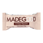 Madegood Gluten Free Chocolate Chip Crispy Squares, 0.78 oz., 6/Box, 6 Boxes/Pack (307-00429)