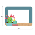 Teacher Created Resources Happy Cactus Crew School Name Tags, 3.5" x 2.5", 36/Pack, 6 Packs/Bundle (TCR6961-6)