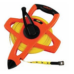 Lufkin® Hi-Viz® Orange Reel Fiberglass Tapes, Open Reel, 200ft Blade