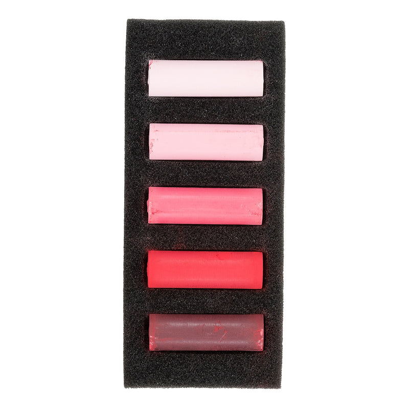 Rembrandt Soft Pastels Micro Sets, Cool Reds, 5/Set, 3 Sets/Bundle (RBX31820503-3)