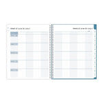 2025-2026 Blue Sky Ditsy Dapple 8.5" x 11" Academic Weekly & Monthly Planner, Plastic Cover, Multicolored (132002-A26)
