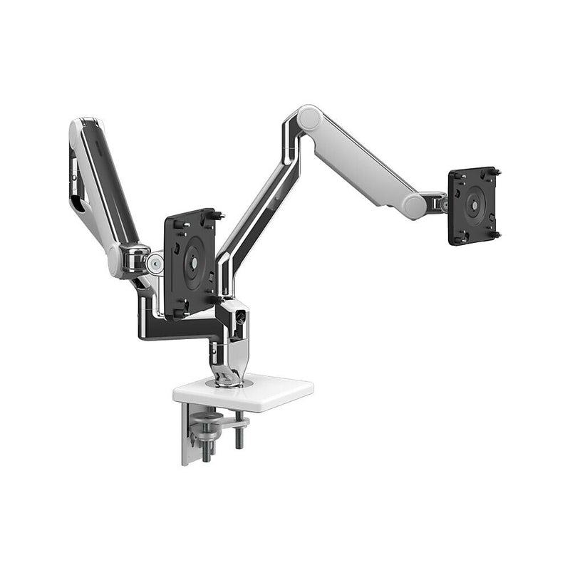 Humanscale Dual Monitor Arm, Polished Aluminum (X22DBW)