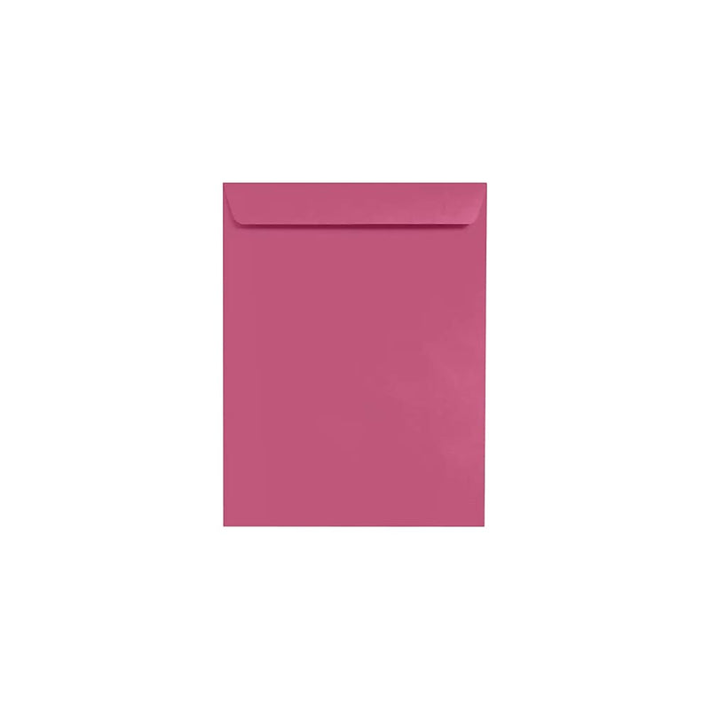 LUX 10" x 13" 80lbs. Open End Envelopes, Magenta Pink, 50/Pack (EX4897-10-50)