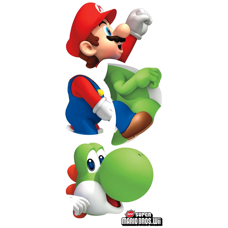 York Wallcoverings Nintendo - Yoshi/Mario Giant Children's Decals (RMK1918GM)