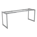Alera®,  Open Office Desk Series Adjustable O-Leg Desk Base, 24? Deep, Silver