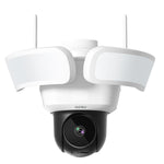 aosu Floodlight Cam Pro Outdoor Smart Security Camera, White (L5P2CA11)