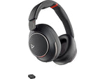 Poly Voyager Surround 85 USB-C UC Stereo Bluetooth Over-Ear Headset with Charging Stand and USB-C/A Adapter, Black (8G7T7AA)