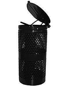 Poopy Pouch Waste Receptacle with Lid (PP-10GAL-WR-BL)