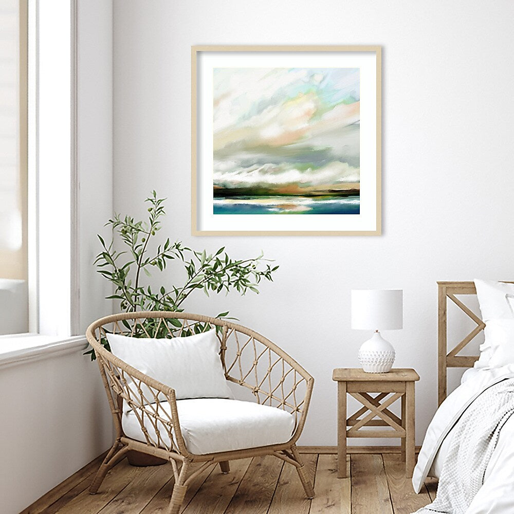 Amanti Art Sunday Morning by Mary Sparrow Wood Framed Wall Art Print, 33" x 33" (A42675345804)