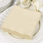Ecru Beverage Napkin - Full Color Imprint, 100/BX