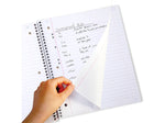 Five Star Brushy Moves 1-Subject Notebooks, 8.5" x 11", Wide-Ruled, 80 Sheets, Assorted Colors, 2/Pack (930060)