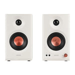 Edifier MR3 36-Watt-Continuous Powered 2.0 Studio Monitor Speaker System, White, 2-Count (4007965)