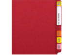 Medical Arts Press Reinforced End Tab File Folder, Straight Cut, Letter-Size, Red, 50/Box (S-01501-RED)