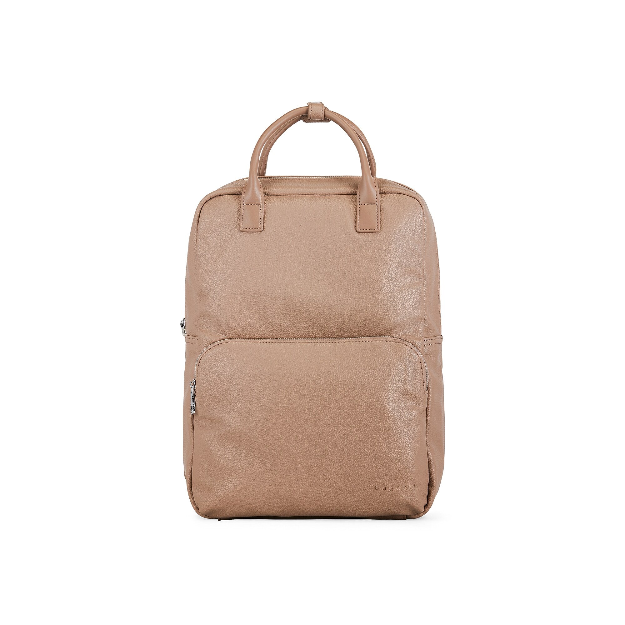 Bugatti Pure Laptop Backpack, Medium, Taupe (BKP2466BU-TAUPE)