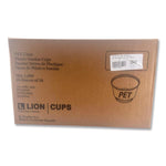 Plastifar PET Cold Sundae Cups, 8 oz., Clear, 1000/Carton (18439)