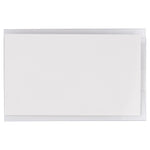JAM PAPER Plastic Name Tags with Pin, 3 5/8" x 2 1/4", Clear, 24/Pack (401139015)