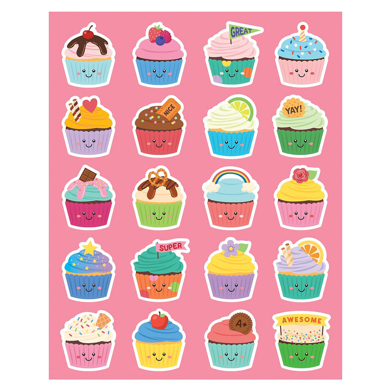 Teacher Created Resources Cupcake Smelly Stickers, Multicolored, 120/Pack, 6/Packs/Bundle (TCR9439-6)