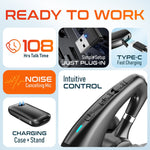 Delton 95X Wireless Noise Canceling Bluetooth Computer Headset, MS Teams, Black (DBH95X)