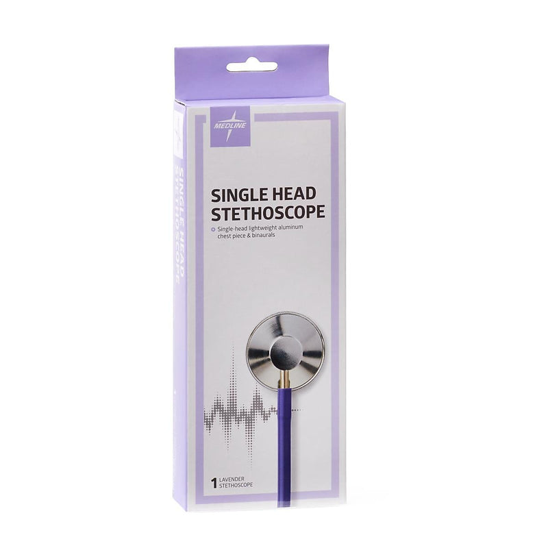 Medline Single Head Stethoscope, Lavender (MDS926105)