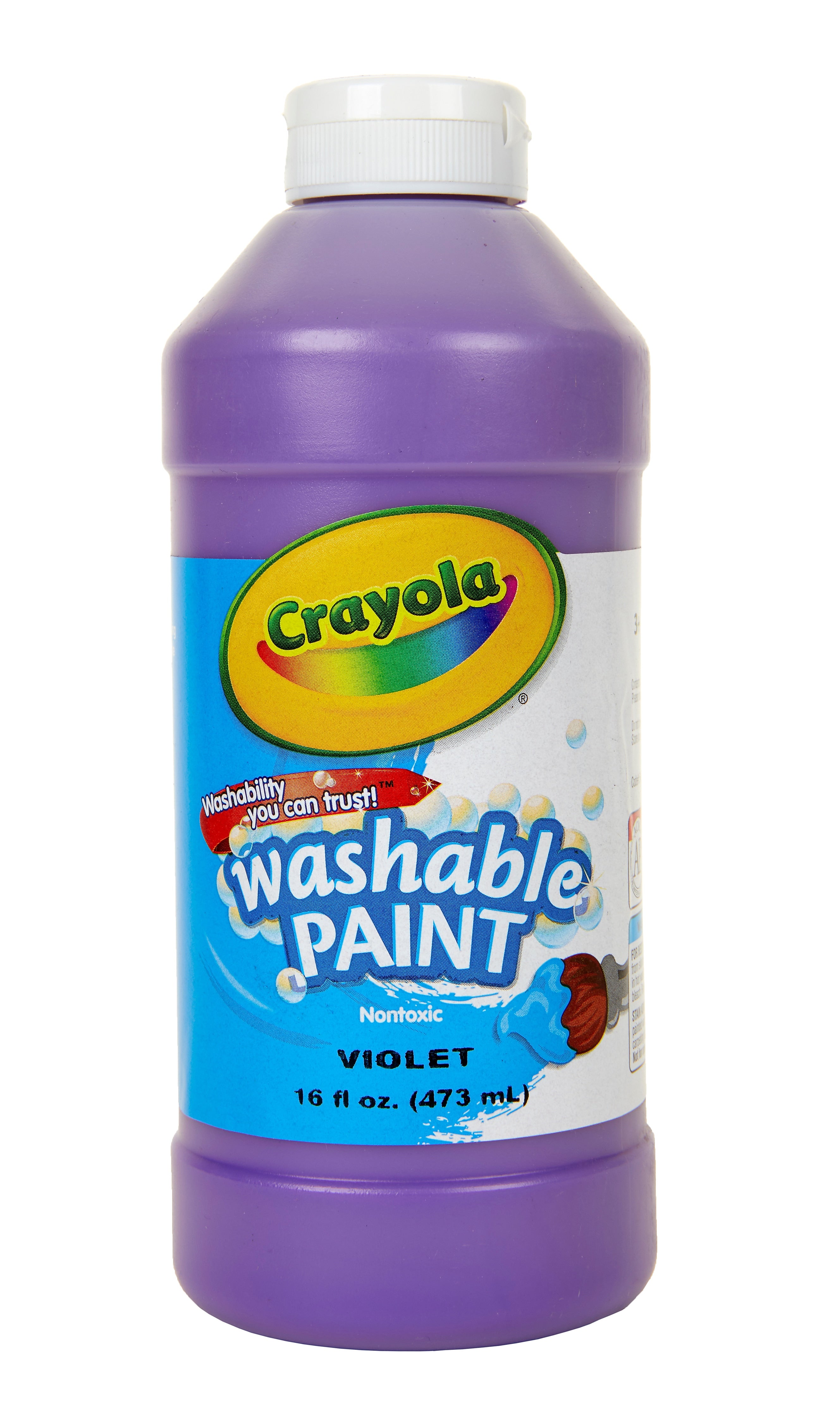 Crayola Washable Kid's Paint, Violet, 16 oz. (54-2016-040)