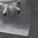 Staples Carpet Chair Mat with Lip, 36" x 48'', Flat-Pile, Clear (ST17346)