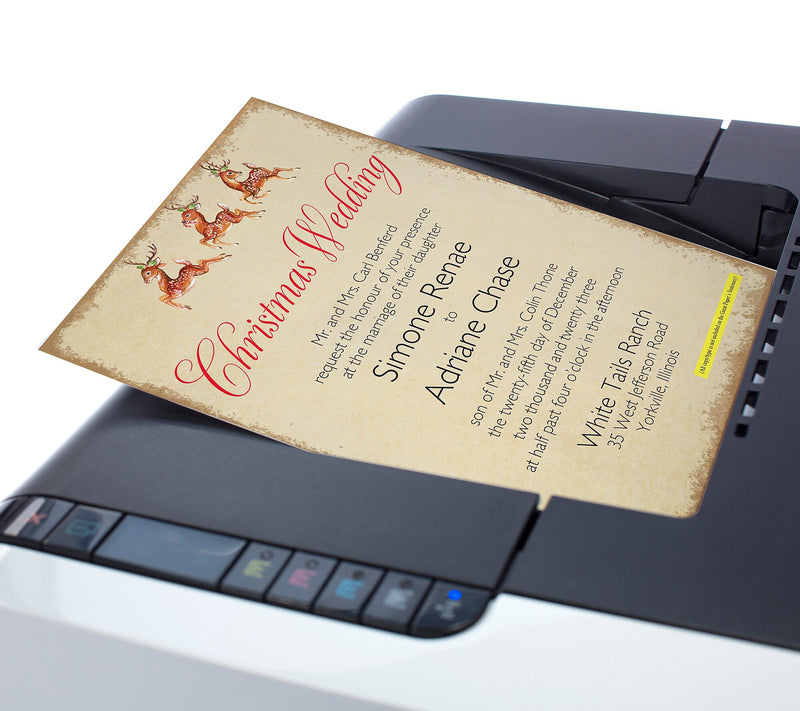 Great Papers! Holiday Stationery Letterhead Classic Reindeer, Multicolor, 50 sheets (2024036)