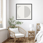 Amanti Art Modern Statement Stripes 1 by The Creative Bunch Studio Wood Framed Wall Art Print, 33" x 33" (A42677159953)