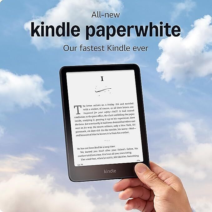 Amazon Kindle Paper 7" Tablet, WiFi, Fire OS, Black (53-034930)