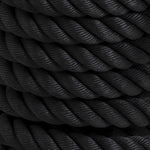 Champion Sports Rhino Poly Training Rope, Black (CHMP284)