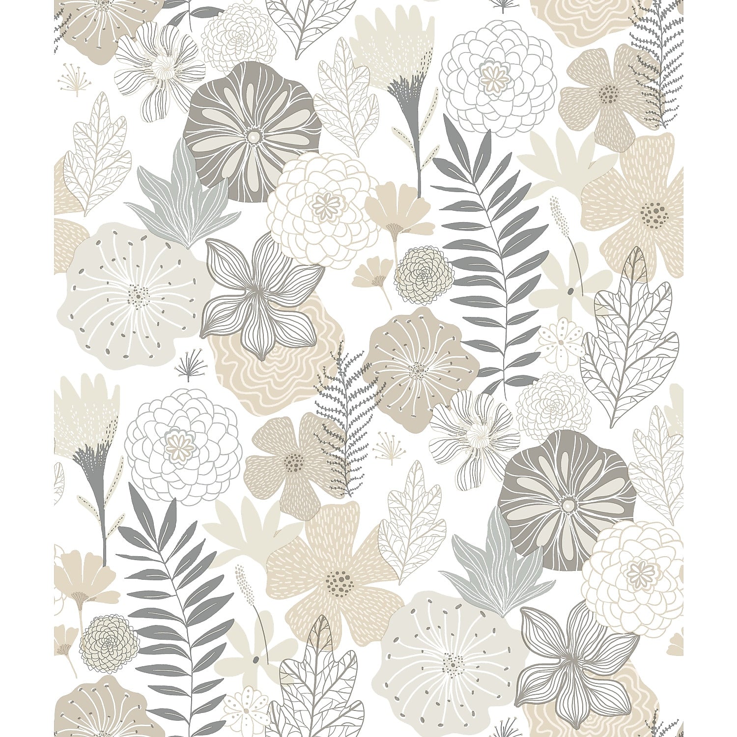 York Wallcoverings Perennial Blooms Peel and Stick Wallpaper (RMK11326WP)