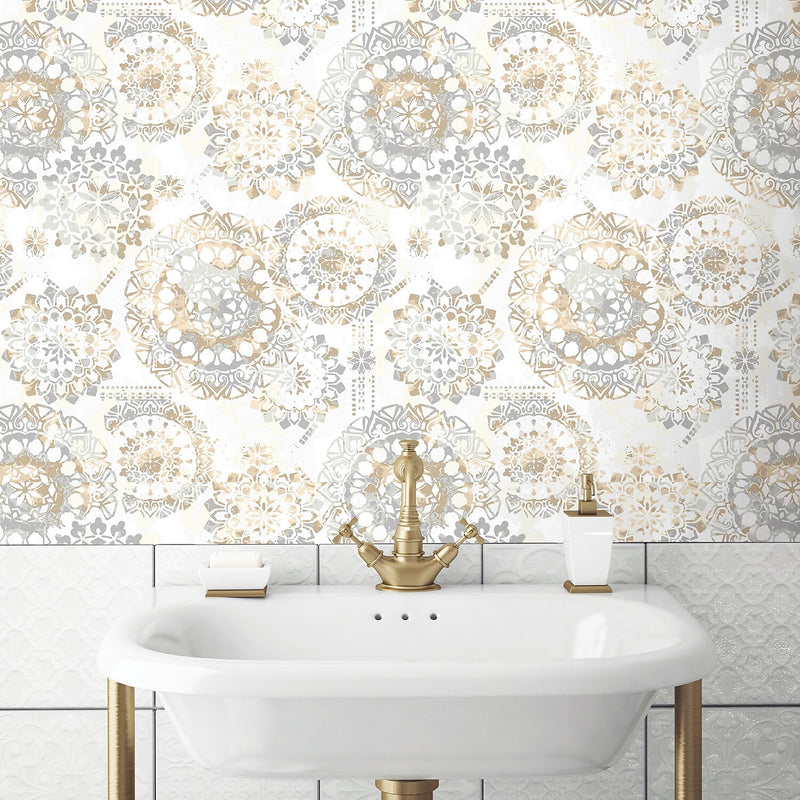 York Wallcoverings Bohemian Peel and Stick Wallpaper (RMK9122WP)