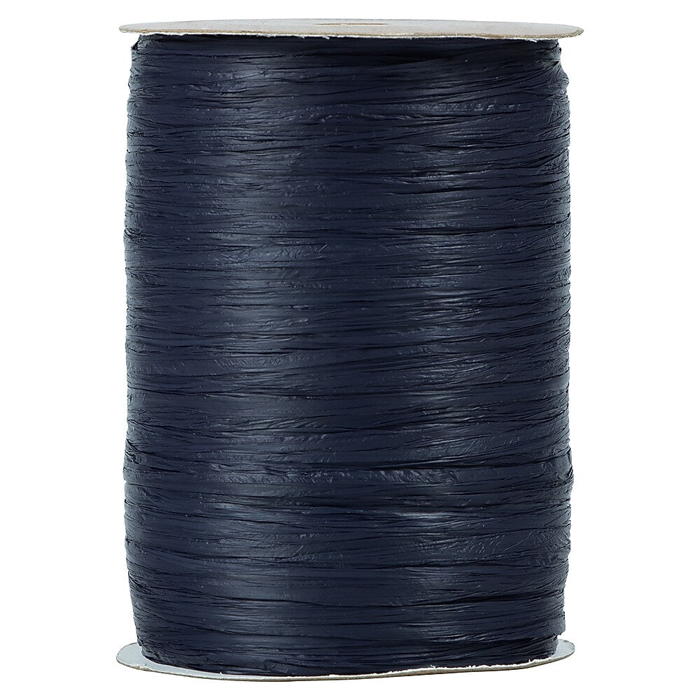 JAM Paper Wraphia Ribbon, Navy Blue (510811401)