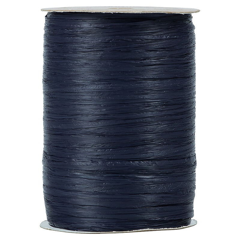 JAM Paper Wraphia Ribbon, Navy Blue (510811401)