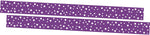 Barker Creek Double-Sided Border, 35" x 3", Dot to Dot Grape, 24/Pack (4437)