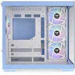 Thermaltake View 380 TG ARGB Mid Tower Gaming Computer Case Hydrangea, Blue (CA-1Z2-00MFWN-00)