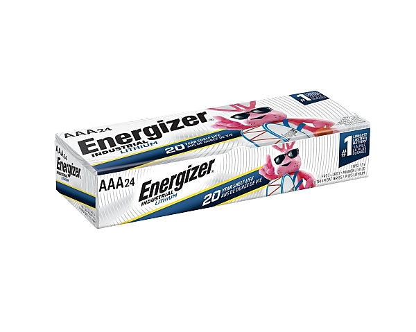 Energizer Industrial AAA Lithium Batteries, 24/Box (LN92)