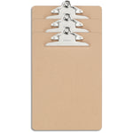 Staples® Hardboard Clipboard, Letter Size, Natural Brown, 3/Pack (ST44291-CC)