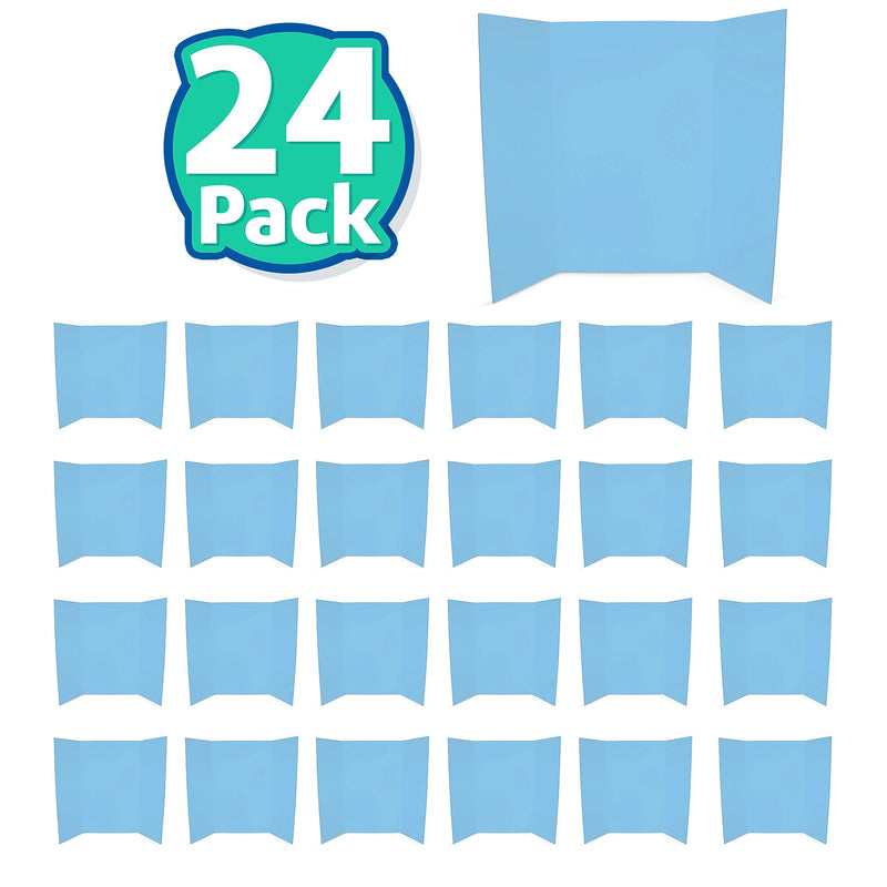 Flipside Corrugated Project Board, 3' x 4', Sky Blue, 24/Carton (30066-24)