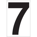 Labelmaster Numeral 7 Adhesive Label, 2", 50/Pack (NUMERAL7W)