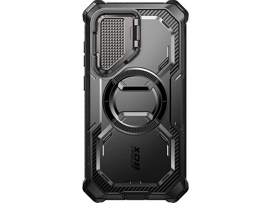 i-Blason ArmorBox MagSafe Rugged Case for Samsung Galaxy S24, Shock Absorbing, Black (GS24ABSPBK)