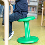Kore Design Plastic/Poly Kids Wobble Stool, Black (KD-598)