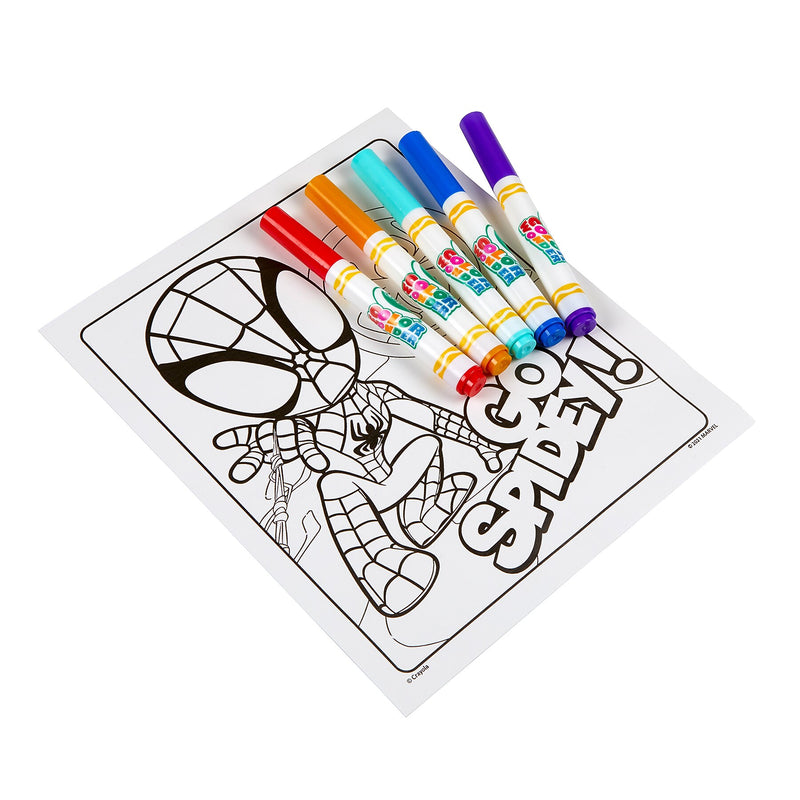Crayola Color Wonder: Spidey and His Amazing Friends Coloring Book, 18 Pages, 2 Sets/Bundle (BIN752784-2)