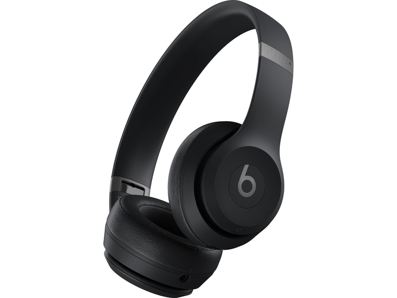 Beats Solo 4 Wireless On-Ear Headphones, Bluetooth, Matte Black (MUW23LL/A)