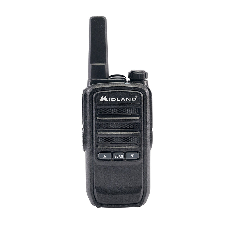 Midland Biztalk License Free FRS  Two Way Radios, Black, 2/Pair (BR10X2)