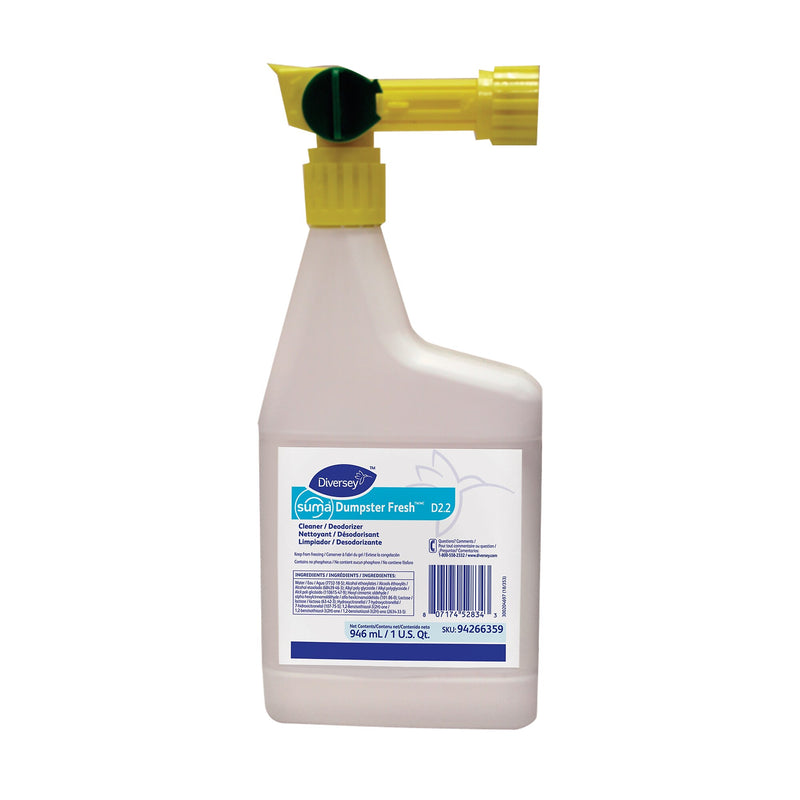Diversey Dumpster Fresh Cleaner & Deodorizer, 32 oz., 4/Carton (94266359)