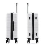 InUSA Trend 2-Piece Hardside Spinner Luggage Set, TSA Checkpoint Friendly, White (IUTRE0SM-WHI)