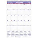 2026 AT-A-GLANCE 20" x 30" Monthly Wall Calendar, White/Purple (PM4-28-26)